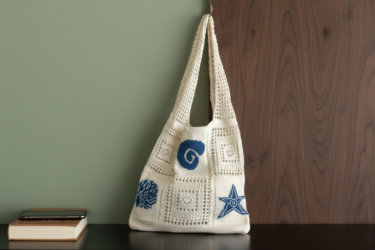 The Marina Crochet Shoulder Bag